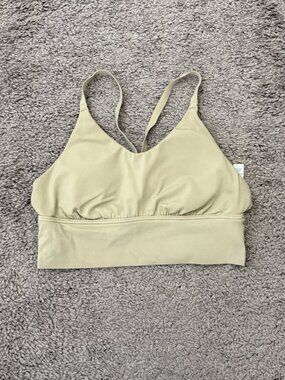 Offline By Aerie Real Me Stretch Extensible Medium Support Sports Bra Nude S